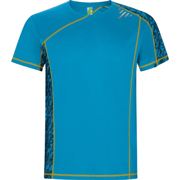 T-shirt SOCHI · PRINT RUN TURQUESA