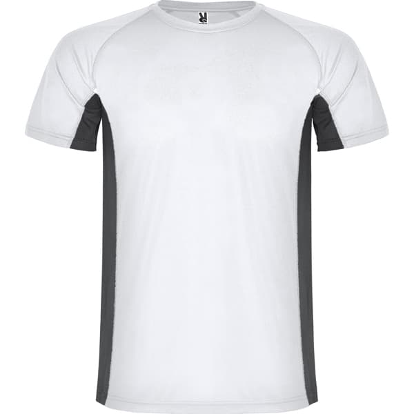 T-shirt SHANGHAI · BLANCO/PLOMO OSCURO