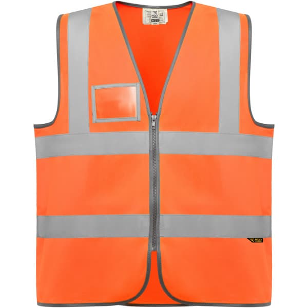 Chaleco reflectante POLUX · NARANJA FLUOR