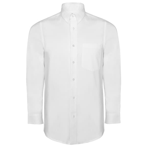 Camisa manga larga OXFORD · BLANCO