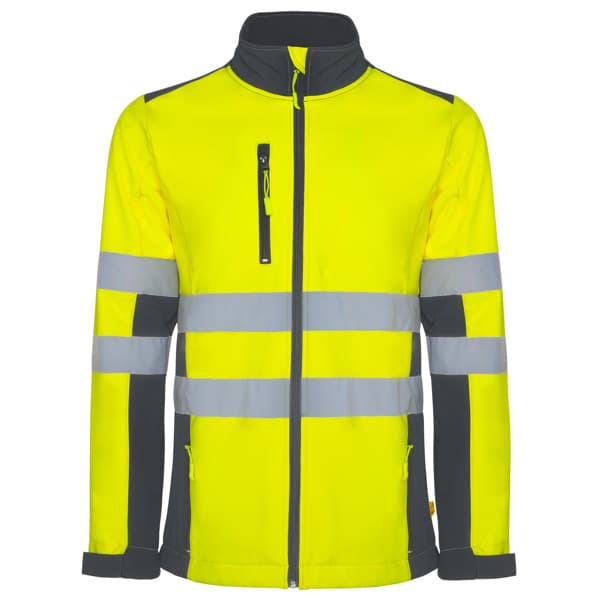 Pantalón de trabajo ANTARES · PLOMO/AMARILLO FLUOR