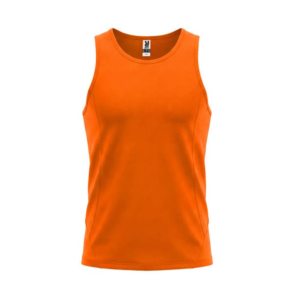 Camiseta sin mangas ANDRE · NARANJA FLUOR