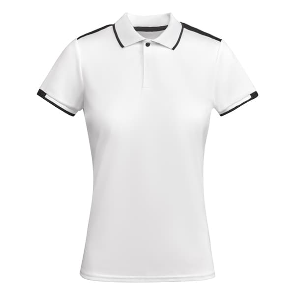 Polo TAMIL WOMAN · BLANCO/NEGRO