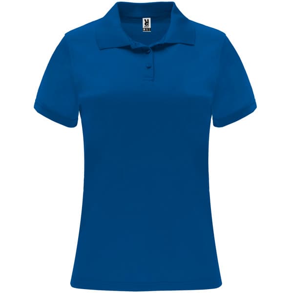 Fitted Short Sleeve Polo MONZHA WOMAN · ROYAL