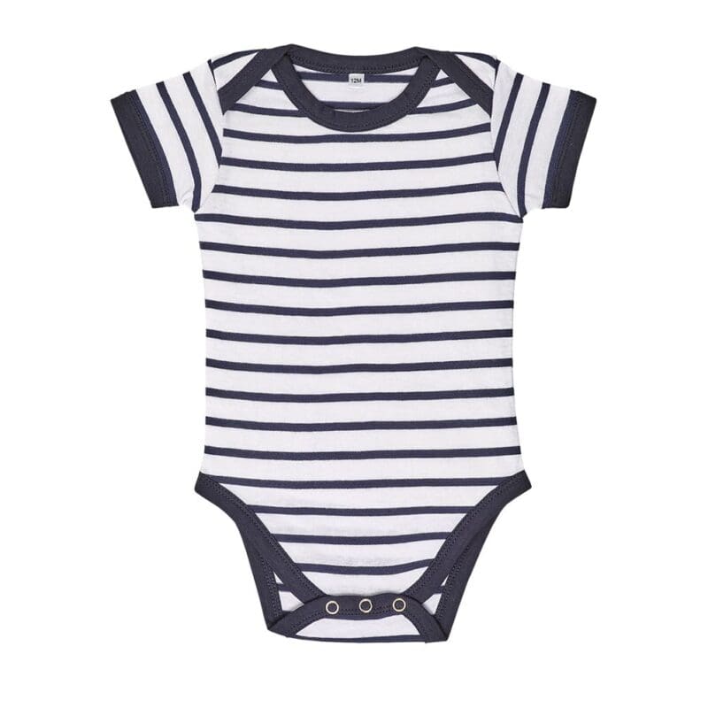 SOL'S MILES BABY Blanco / Azul marino 18/23M [SO] 01401