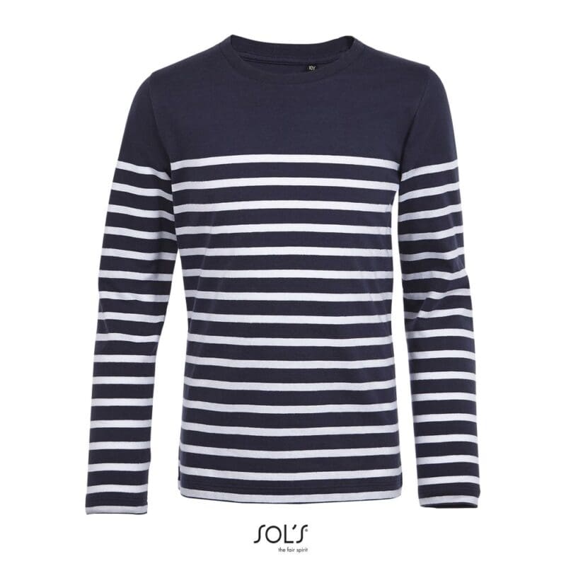 Camiseta Manga Larga Infantil Matelot Lsl Kids (03101) - Sol´s